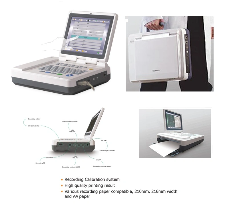 Portable Digital Electrocardiograph Machine ECG for hospital