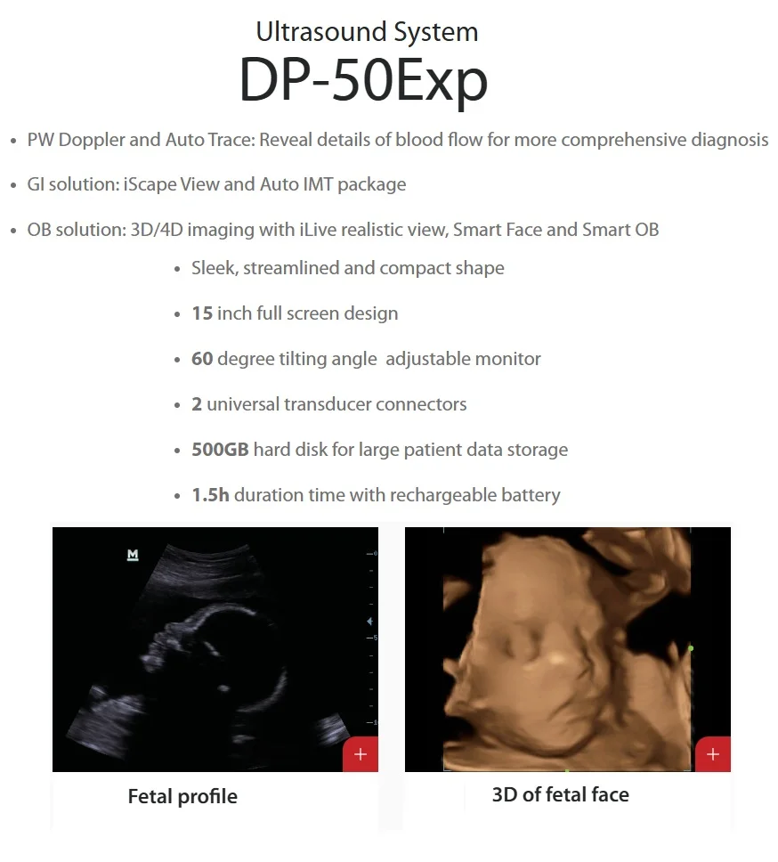 Mindray ultrasound DP-50Exp